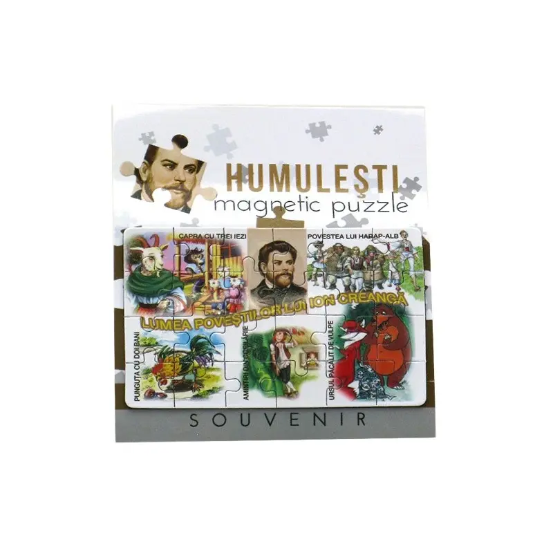 Magnet puzzle, humulesti romania, casa memoriala ion creanga
